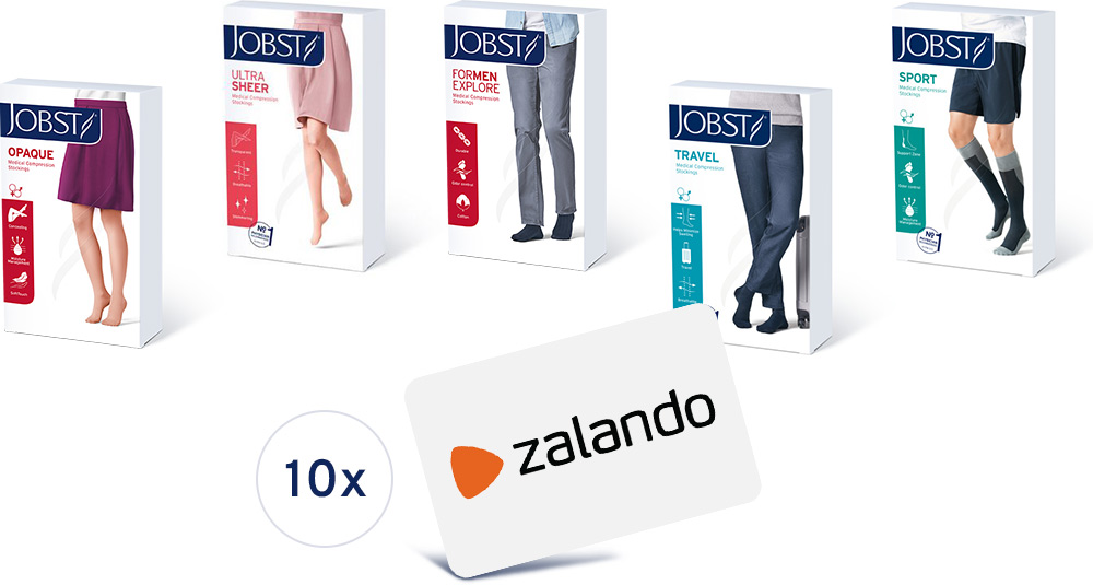Pakiet produktów do wygrania - voucher do perfumerii Zalando oraz produkty marki JOBST